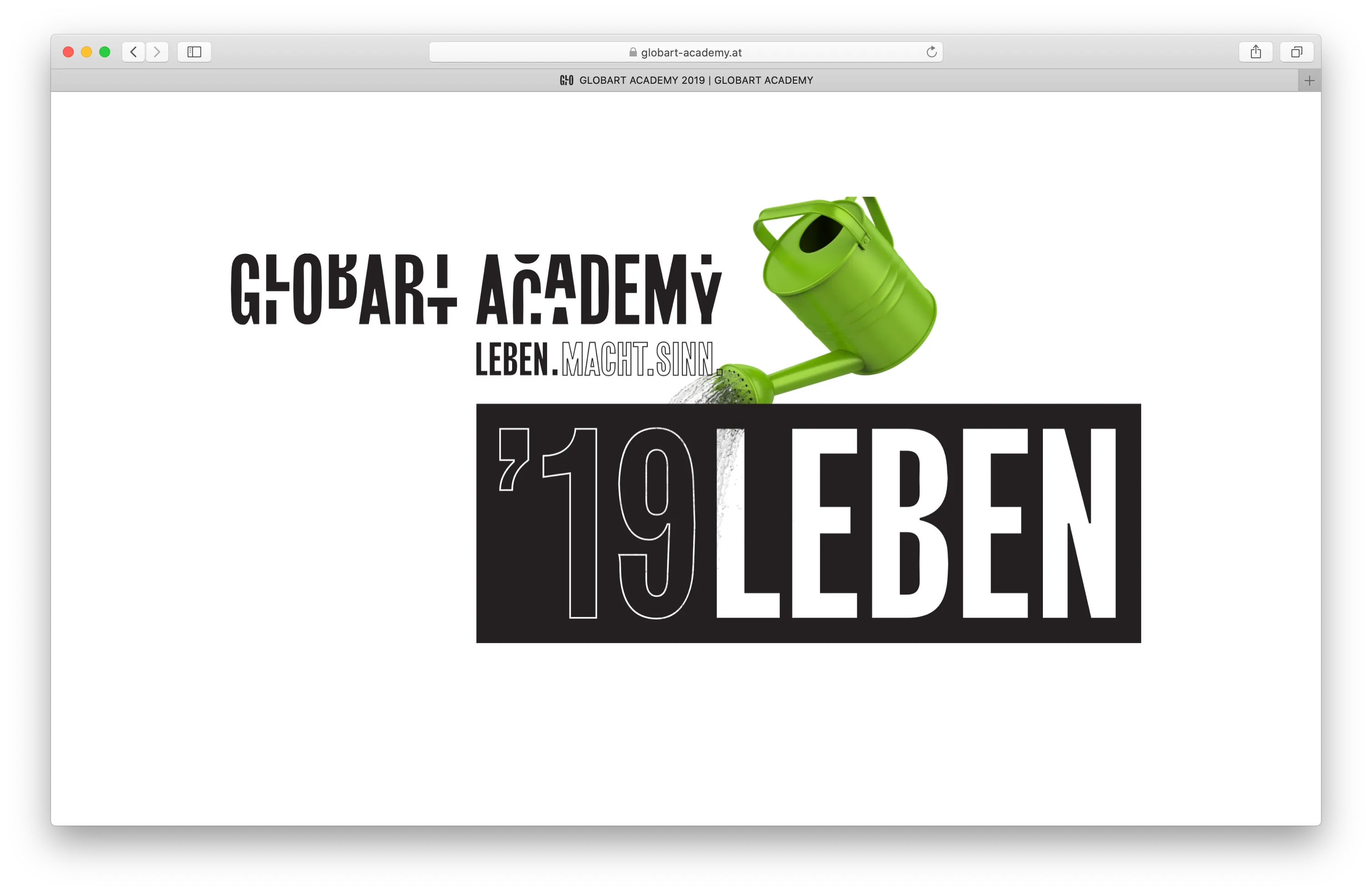 GLOBART Academy screen 4