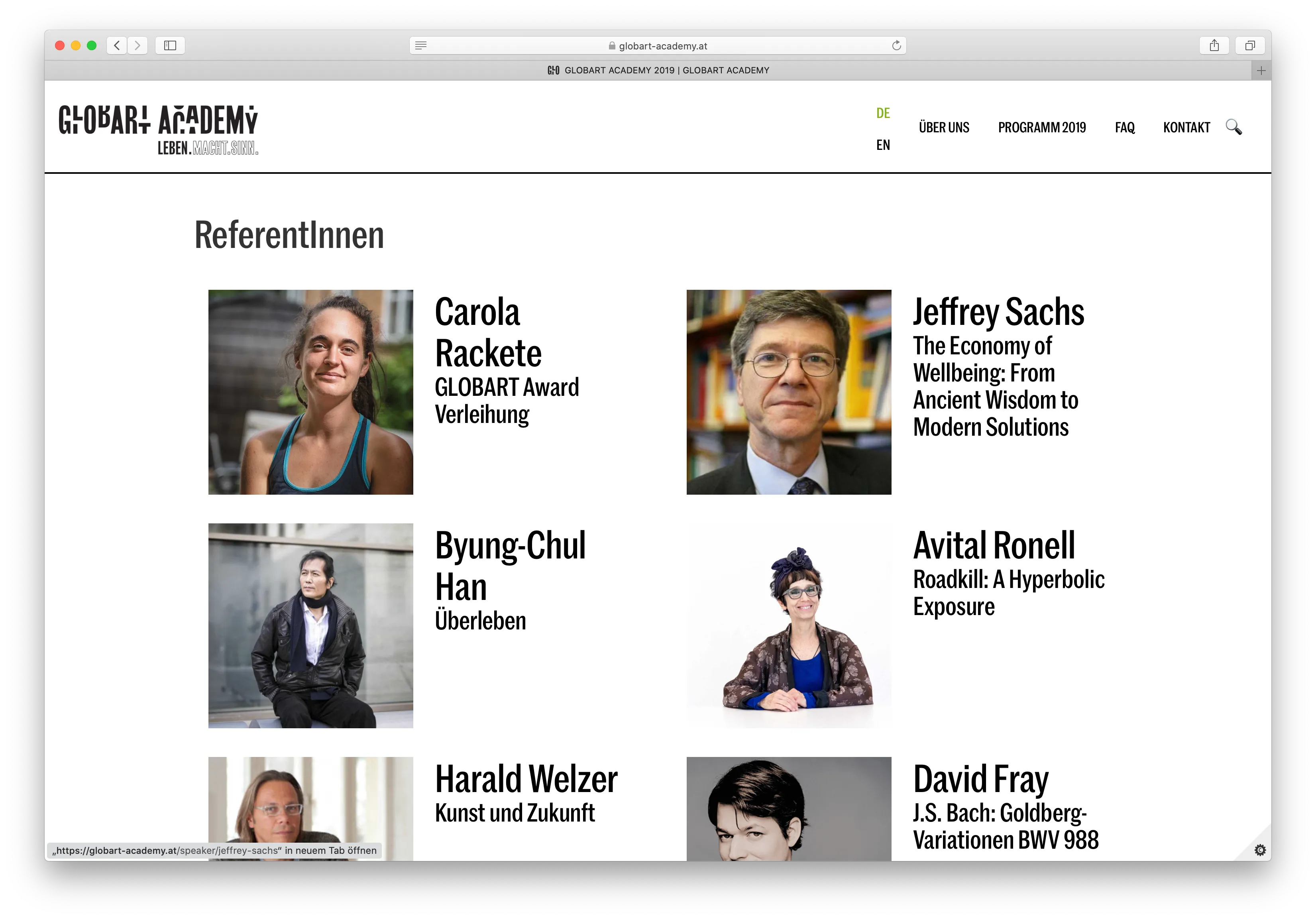 GLOBART Academy screen 5